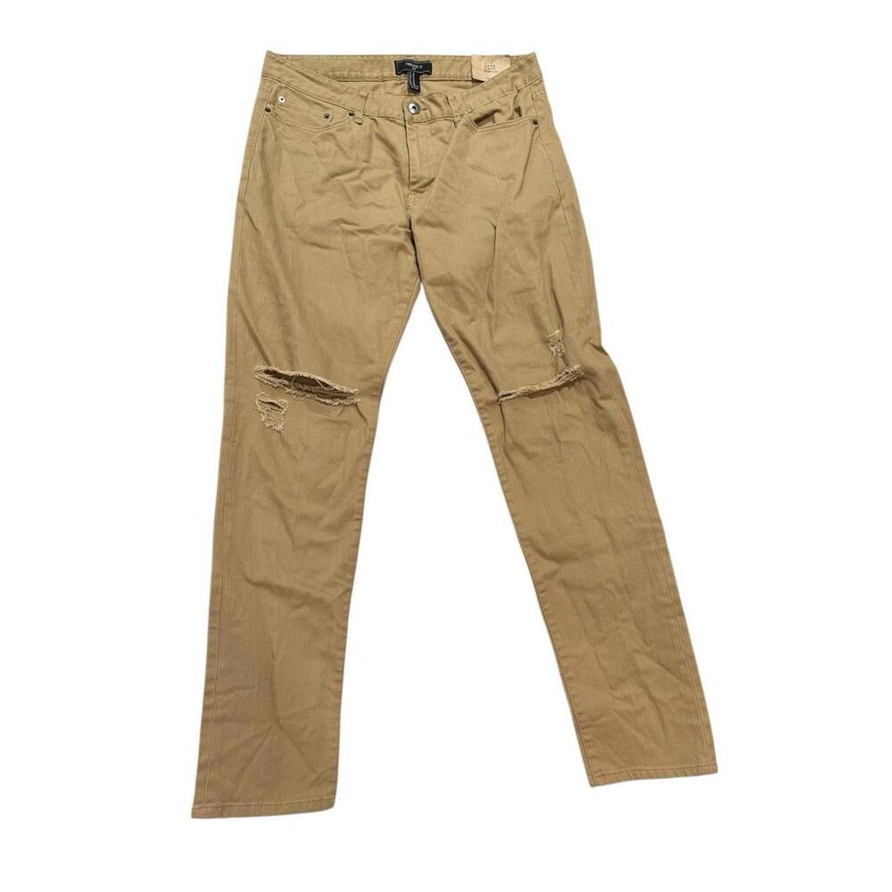 Forever 21 Men’s Tan Skinny Fit Pants Size 36